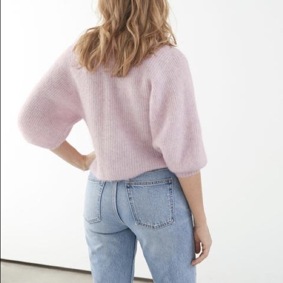 & Other Stories Alpaca Blend Button Up Cardigan - Picture 3 of 6